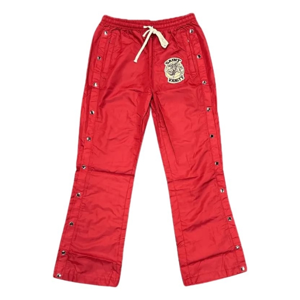 Burgundy Saint Vanity Nylon Track Pants Burgundy Saint Vanity Nylon Track Pants
