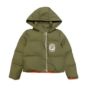 Saint Vanity Olive Puffer Jacket