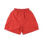Saint Vanity Red Nylon Shorts