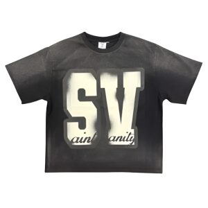 Saint Vanity SV Black Graphic Tee